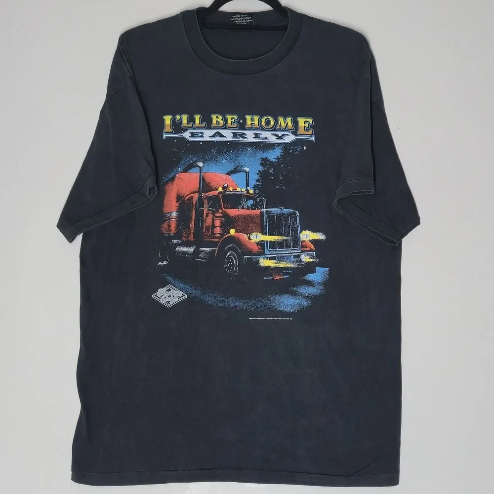Harley Davidson Reprint Truckers Only Semi T-shirt XL Motorcycle Single Stitch
